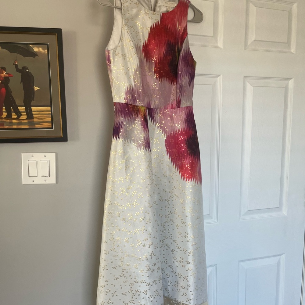 Elegant Multicolor Ted Baker dress.